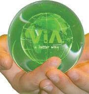 ViA Globe in Hand
